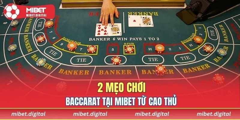 2 mẹo chơi baccarat tại MIBET từ cao thủ