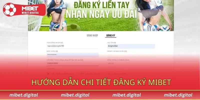 Chi tiết cách thức đăng ký MIBET