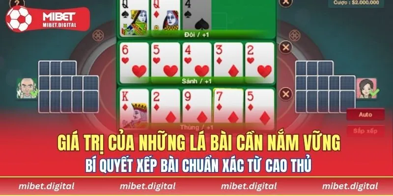Giá trị của những lá bài cần nắm vững