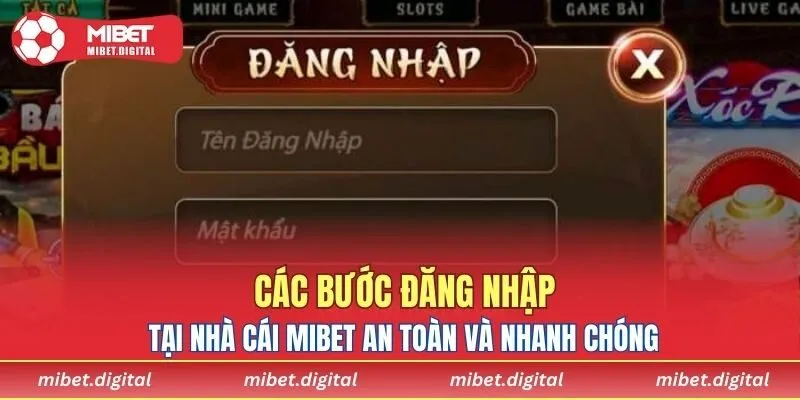 Hướng dẫn chi tiết các bước đăng nhập tài khoản nhà cái